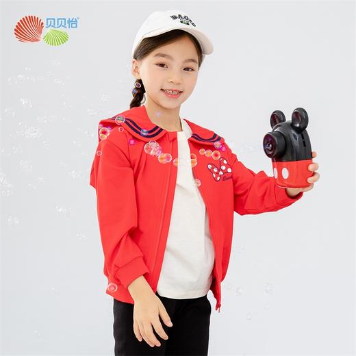 贝贝怡女童外套秋季新款中大童洋气海军风夹克韩版秋装女孩 商品图1