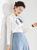 春秋季职业女装白衬衫长袖气质时尚OL正装工装工作服小众设计衬衣 商品缩略图0