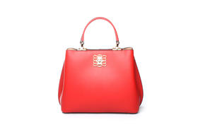 豪麟名鞋奥莱迪嘉女装牛皮革手袋TWPB12VD213红色  原价1960元