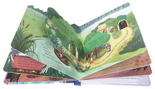 冰雪女王 英文原版绘本 Peep Inside A Fairy Tale The Snow Queen 偷偷看童话系列 洞洞翻翻书 英文版儿童英语启蒙故事书 商品图2