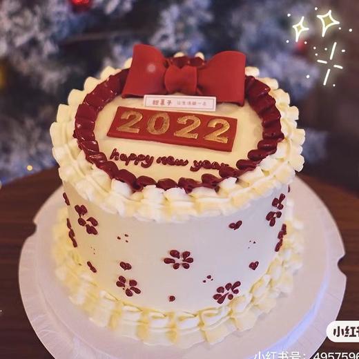 2022新年蝴蝶结（进口淡奶油➕水果夹层）提前3小时预定 商品图0