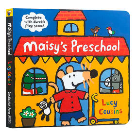 小鼠波波准备上学 英文原版 Maisy's Preschool 小鼠波波立体场景系列 儿童英语启蒙认知玩具纸板书 Lucy Cousins 英文版进口书籍