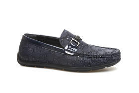 豪麟名鞋奥莱迪嘉男装牛皮革/滴胶商务皮鞋DJWTO21MS204蓝色  原价1960元