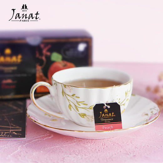 JANAT普罗旺斯系列桃子红茶果香茶浓袋泡茶25包 商品图3