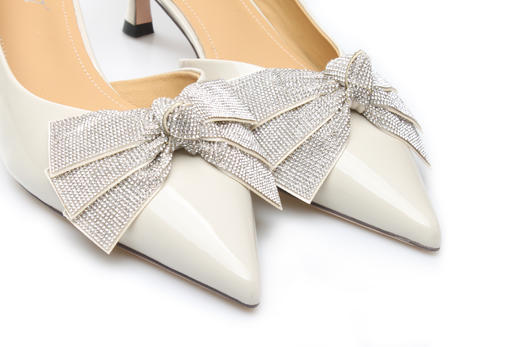 豪麟名鞋奥莱迪嘉女装牛移膜革时尚气质皮鞋DJYYA21WP006白色  原价1660元 商品图3