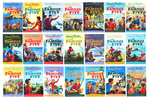 五伙伴历险记21册全套 英文原版 The Famous Five 伊妮德布莱顿 Enid Blyton 儿童英语桥梁章节冒险侦探小说 中小学课外阅读 商品图1