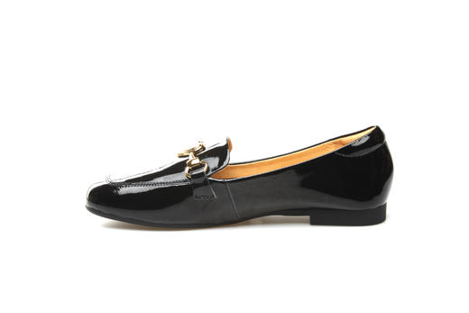 豪麟名鞋奥莱迪嘉女装牛移膜革深口皮鞋DJMEA21WP052黑色  原价1660元 商品图1