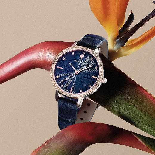 【ROROLOVE】蔷薇BabyRose系列 天然钻石腕表 天然钻石手表钻石手表女简约ins风女表腕表送礼物（8颗天然钻石、外圈为锆石） 商品图8