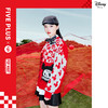 FIVE PLUS2022新款女春装泡泡玛特红色毛衣女宽松卡通米奇套头衫2WN1030020 商品缩略图1