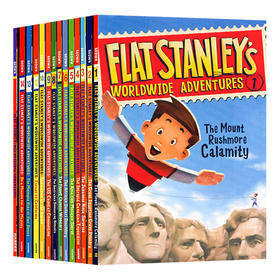 纸片人斯坦利环球历险记系列14册 英文原版 Flat Stanley's Worldwide Adventures 儿童章节桥梁书 扁平男孩 课外阅读读物