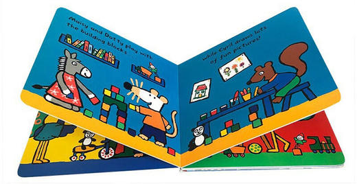 小鼠波波准备上学 英文原版 Maisy's Preschool 小鼠波波立体场景系列 儿童英语启蒙认知玩具纸板书 Lucy Cousins 英文版进口书籍 商品图1