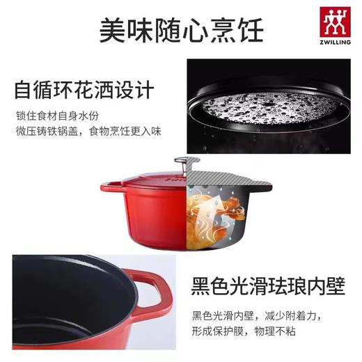 积分换购 | 预售 | 双立人 SA-P009铸铁锅24CM[福利品] 商品图4