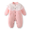 【防风保暖 表里纯棉 柔软舒适】婴儿棉服夹棉连体衣可爱卡通新生儿衣服加厚宝宝爬服单排扣和尚服 商品缩略图4