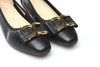 豪麟名鞋奥莱迪嘉女装牛皮革意式柔美皮鞋DJCMO12WP214黑色 原价1460元 商品缩略图3