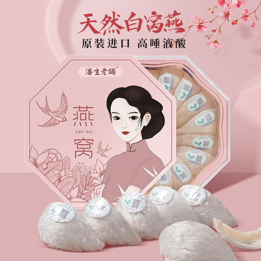 白燕窝燕盏干燕窝马拉西亚可溯源100克 商品图0