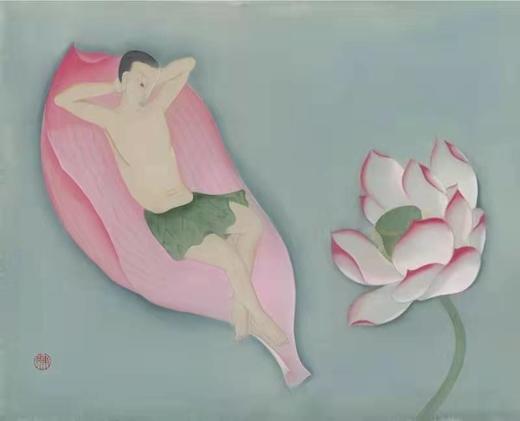 贺祖斌 | 《花憩》40cm×50cm 商品图0