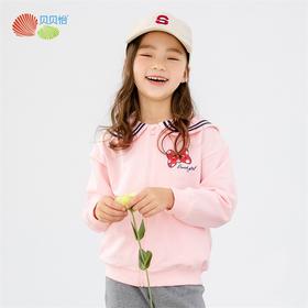 贝贝怡女童外套秋季新款中大童洋气海军风夹克韩版秋装女孩