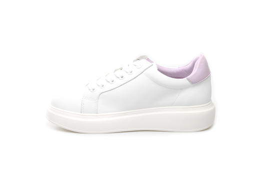 豪麟名鞋奥莱迪嘉女装牛皮革潮搭小白鞋DJSKO21WX202紫色  原价1660元 商品图1