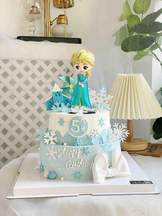 冰雪奇缘主题蛋糕 商品图1
