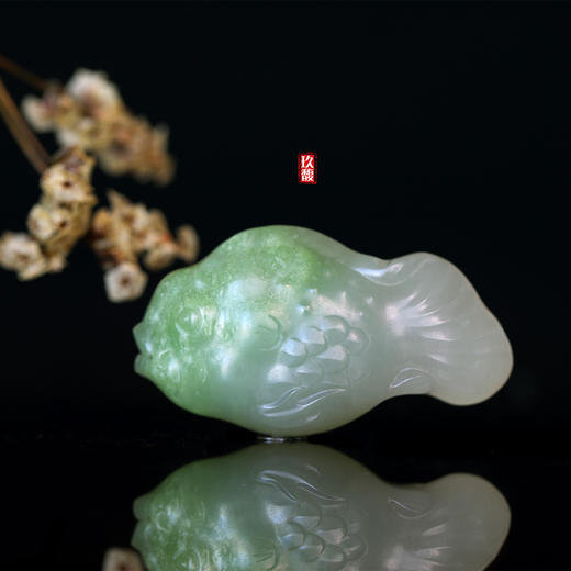 和田玉（白玉）挂件--金鱼 36.09g 商品图2