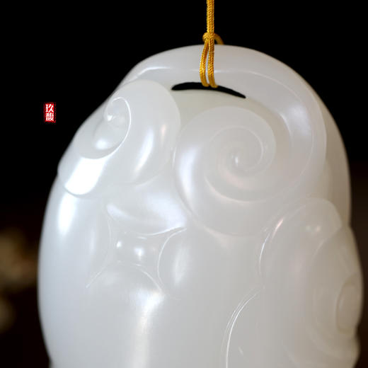 和田玉（羊脂玉）挂件-事事如意（柿子）153.7g 商品图4