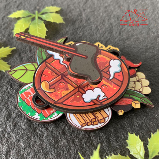 山城礼好动感冰箱贴/创意/山城原创旅游纪念品 商品图1