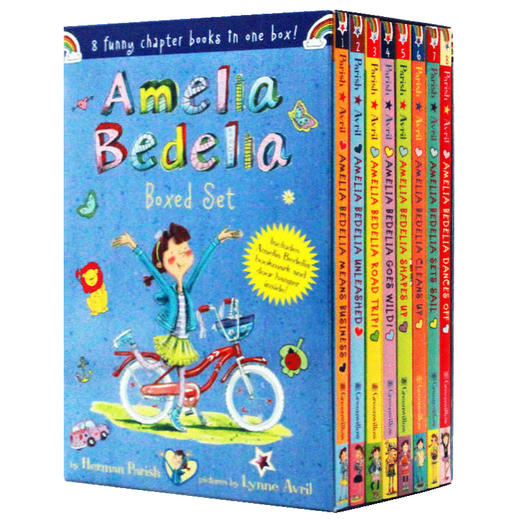 英文原版小说 糊涂女佣8本盒装 英文原版 儿童章节桥梁书籍 Amelia Bedelia 8-Book Box Set 6-12岁 艾米莉亚系列少儿英语课外读物 商品图4