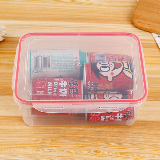 【日用百货】长方形保鲜盒冰箱收纳盒厨房杂粮熟食泡菜保鲜碗防潮加厚 商品图7