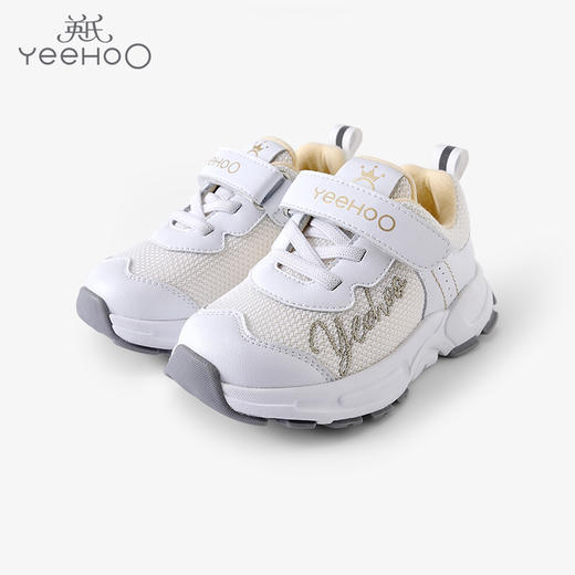 英氏22春秋新款男女宝透气学步鞋宝宝网布运动鞋YFXBJ12015A 商品图0