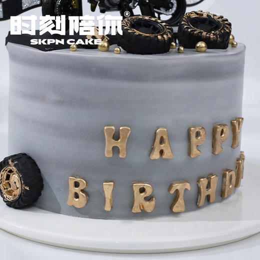 摩登飞车 摩托车男神生日蛋糕 商品图2
