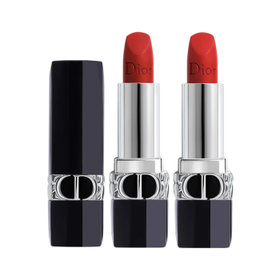 【过年不打烊】迪奥Dior2支装口红礼盒(全新烈艳蓝金唇膏丝绒999传奇红+丝绒720豆沙红棕 新年礼物送女友）