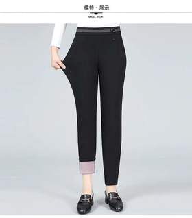 梦妮菲加绒保暖裤 2227