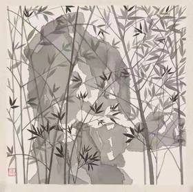 阙阿宁 | 写意花鸟02 50cm×50cm