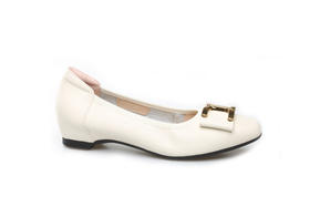 豪麟名鞋奥莱迪嘉女装牛皮革意式柔美皮鞋DJCMO12WP214白色 原价1460元