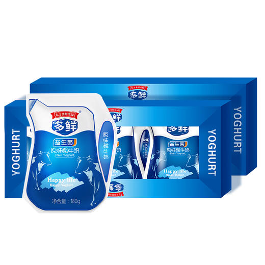 益生菌原味酸奶180*12袋 商品图1