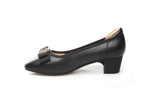 豪麟名鞋奥莱迪嘉女装牛皮革意式柔美皮鞋DJCMO21WP204黑色  原价1460元 商品图2