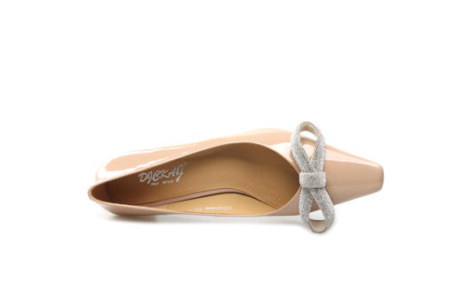 豪麟名鞋奥莱迪嘉女装牛移膜革时尚气质皮鞋DJYYA21WP009粉色  原价1660元 商品图2