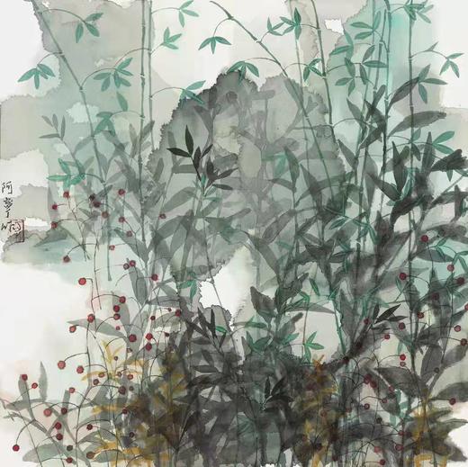 阙阿宁 | 写意花鸟01  50cm×50cm 商品图0