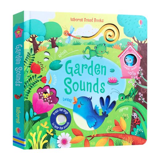 花园发声书 英文原版绘本 Garden Sounds 聆听花园里的各种声音 英文版幼儿英语启蒙纸板书 进口原版趣味触摸发声书 Usborne 商品图3