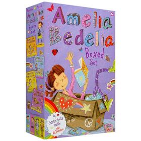 糊涂女佣1-4册盒装 英文原版绘本 Amelia Bedelia Chapter Book Box Set 艾米莉亚系列 儿童桥梁初级章节