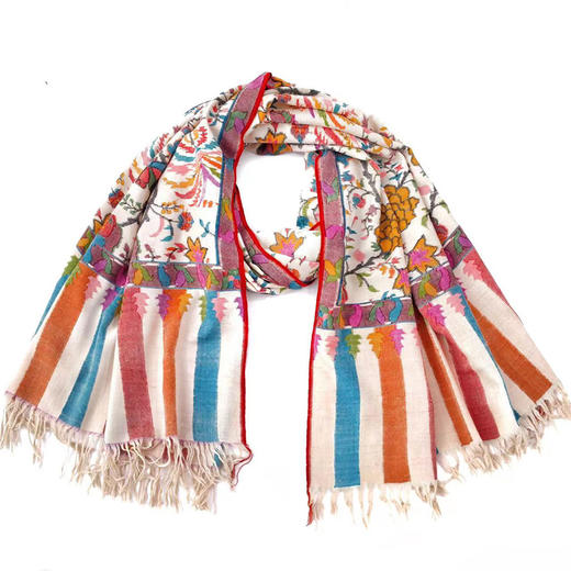 Kani(卡尼) 克什米尔pashmina羊绒围巾 商品图3