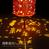 新年元旦春节日灯笼过年幼儿园红色元宵手工diy 儿童手提发光宫灯 商品缩略图6