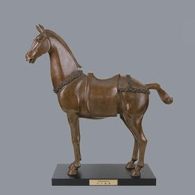 宇达青铜摆件 吴信坤作品《马上福到》艺术装饰摆件  高64.5cm