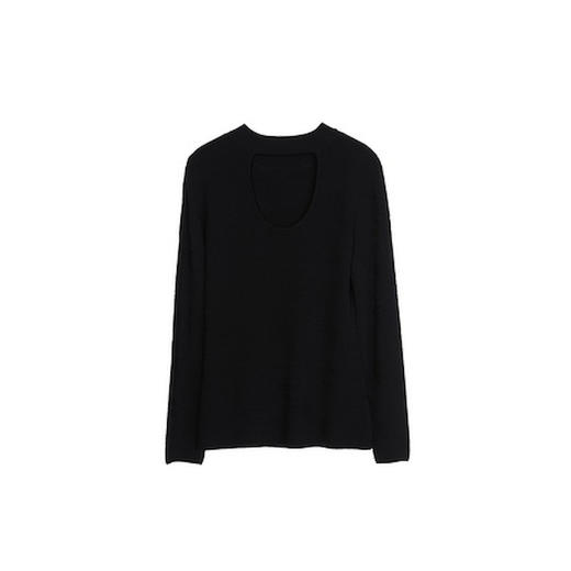 MIIDII谜底2022春新款时尚打底衫圆领刺绣套头针织衫女221MZ0370 商品图1