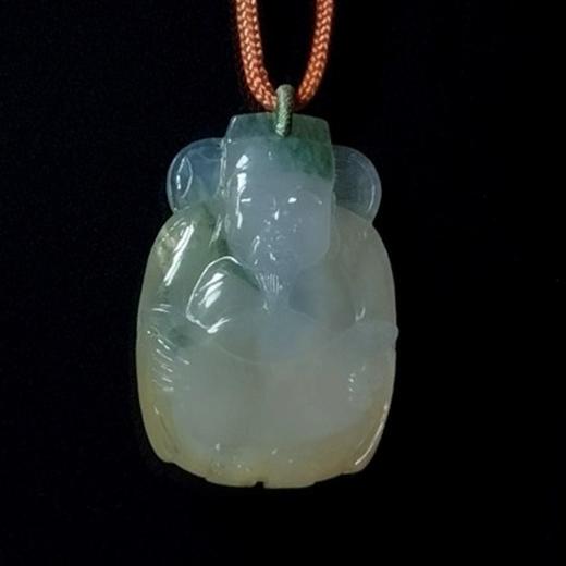 翡翠挂件（黄翡财神） 商品图10