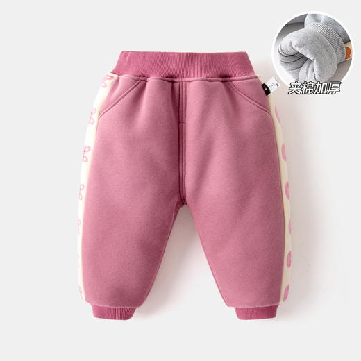 【柔软舒适 御寒保暖】宝宝冬款A类夹棉裤子儿童冬季加厚长裤男童秋冬外出保暖长裤潮 商品图10