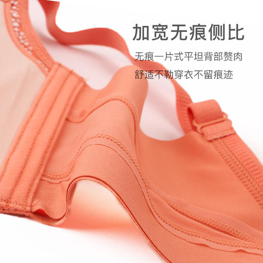 熳洁儿 小胸显大聚拢无痕文胸无钢圈收副乳内衣女上托性感蕾丝胸罩20761535 商品图4