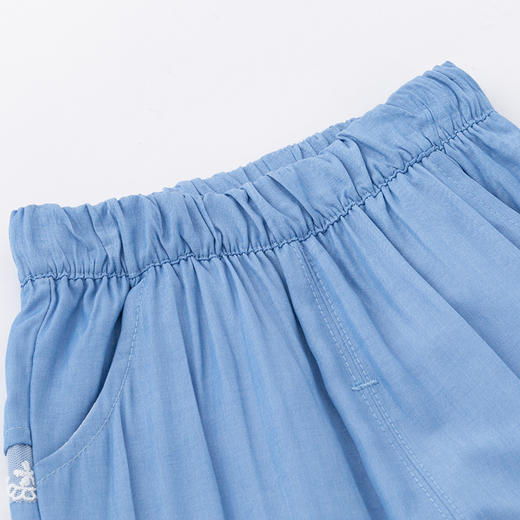 贝贝怡儿童裤子春季新款女童宝宝清凉舒适弹力休闲运动长裤 商品图7