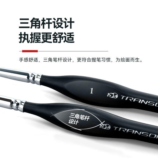 中盛画材 狼毫黑色水彩笔描边/钩边油画勾线笔绘画笔水粉笔2710 商品图2