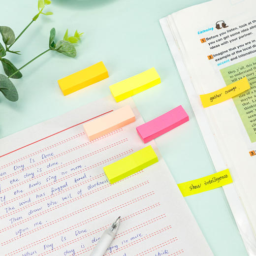 得力易事贴7154(混)5色50*15mm(包) 商品图2